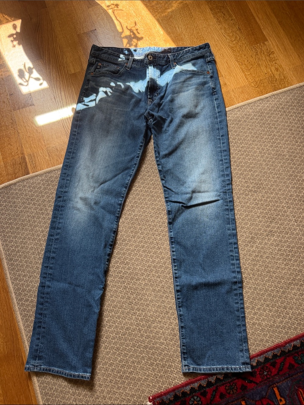 AG Men's Blue Everett Denim Jeans 36x34